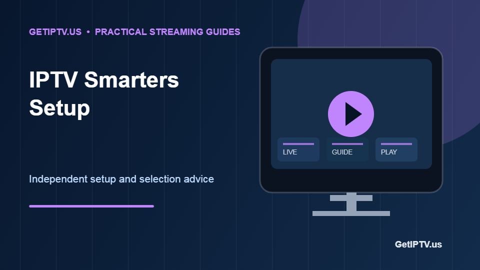 Original diagram illustration for configuring IPTV Smarters with a lawful playlist